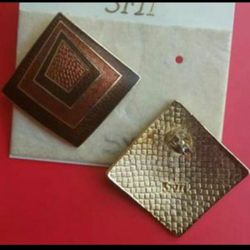 NEW DESIGNER 22KT GOLD CLOISONNE EARRINGS💎TODAY ONLY SALE PRICE