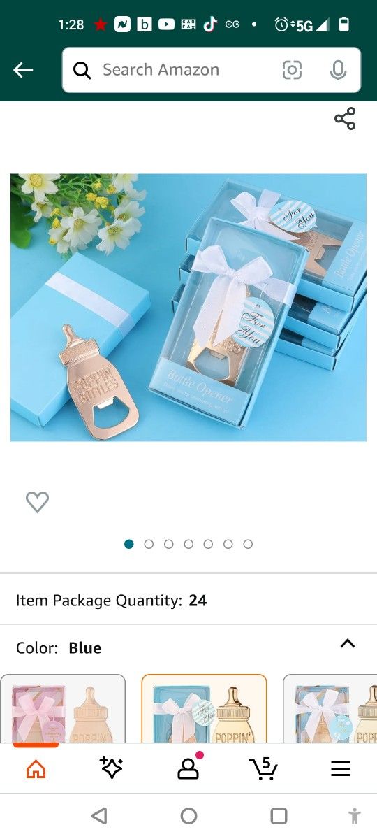 24 Pca Popping Bottle Opener For Baby Shower 