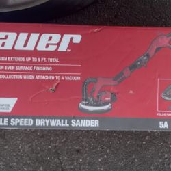 Bauer 5 Amp, 9 in. Variable-Speed Drywall Sander