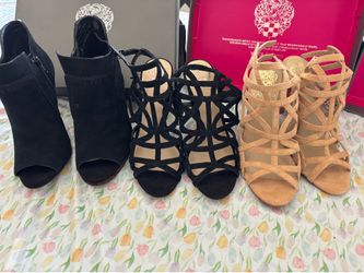 VINCE CAMUTO HEELS 3 pairs for $50
