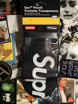 Supreme SeaLine Large Pouch in Black