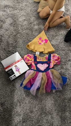 Toddler Girl Halloween Scarecrow costume