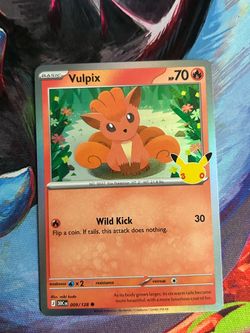 Vulpix #9 Pokemon TCG 30th Celebration