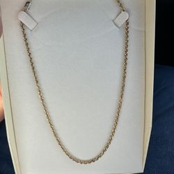 14kt Necklace And 18kt Bracelet Bundle Deal 