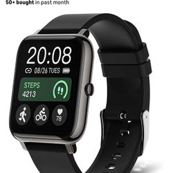 Popglory Smart Watch, Smartwatch w Blood Pressure, Blood Oxygen Monitor Fitness
