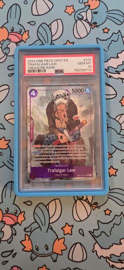 Trafalgar Law Treasure rare op07 PSA 10