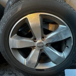 265/50R20 Jeep Wheels - Four Bridgestone Ecopia Tires and Wheels