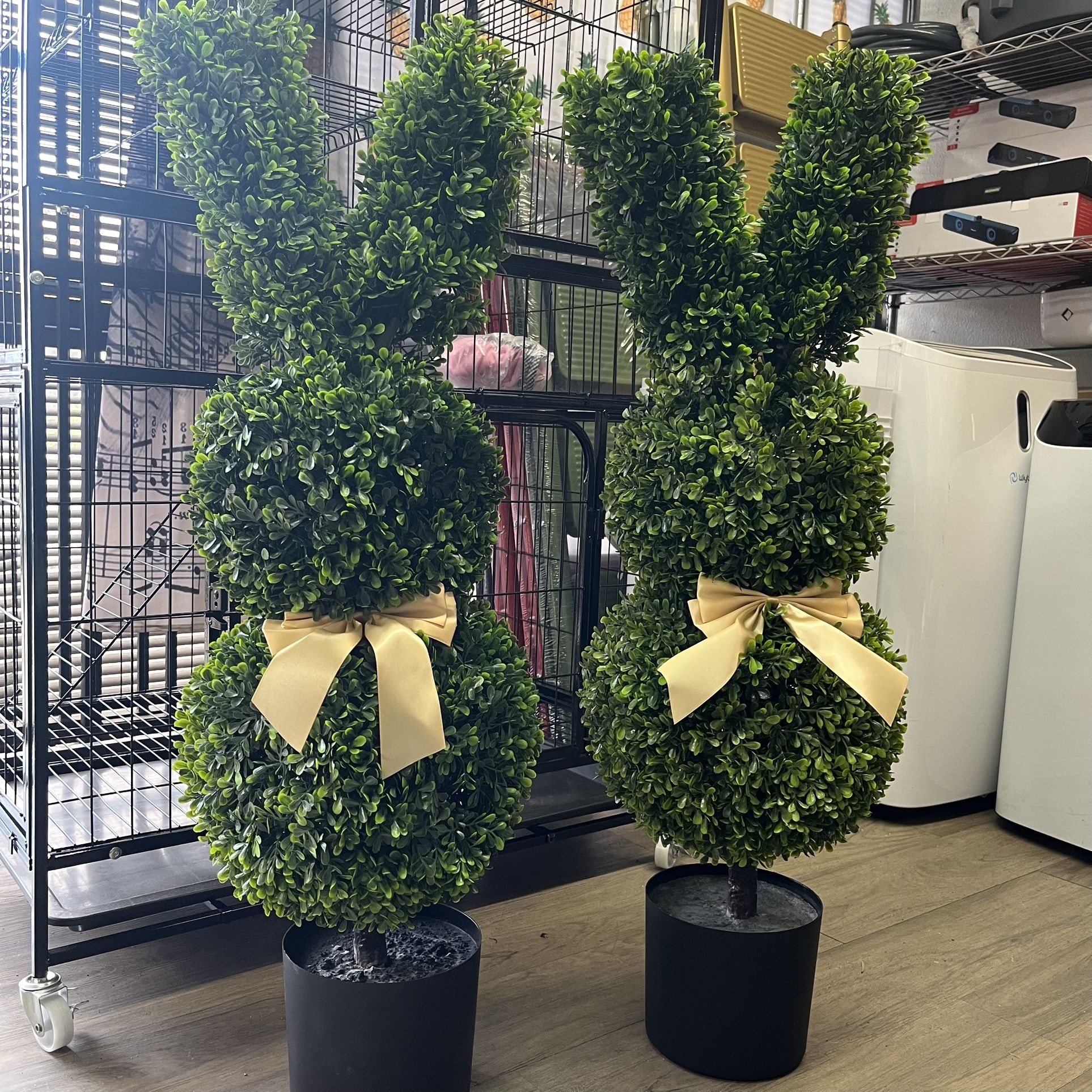 [brand New]2Packs Artificial 3.3ft Rabbit planter