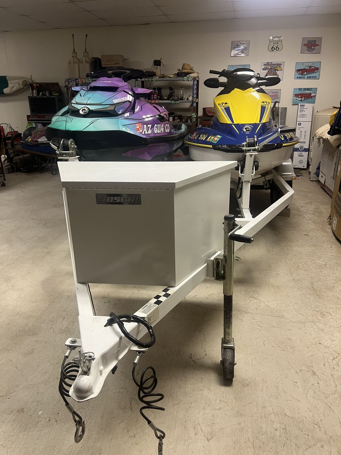 2 Sea Doos With Trailer