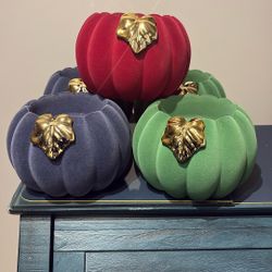 Bath And Body 3-wick Candle Holder Pumpkin