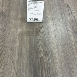 Waterproof Vinyl Flooring $1.99