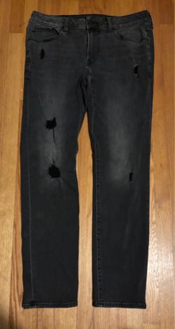 Express Washed Black Jeans: Slim 32x32