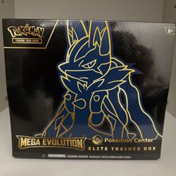 Pokemon Center Mega Evolution Lucario ETB