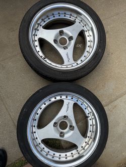 Pair of Advan Racing Oni 17’s