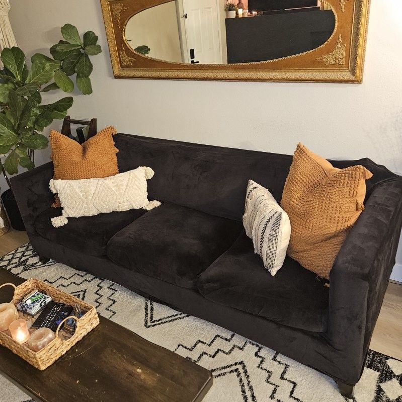 Black Couch & Armchair