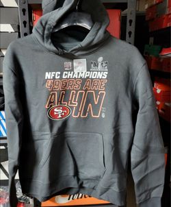 *NEW*Nike San Francisco 49ers NFC Champions Super Bowl LVIII Hoodie Mens Medium