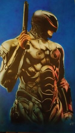 Airbrushed/ Robocop