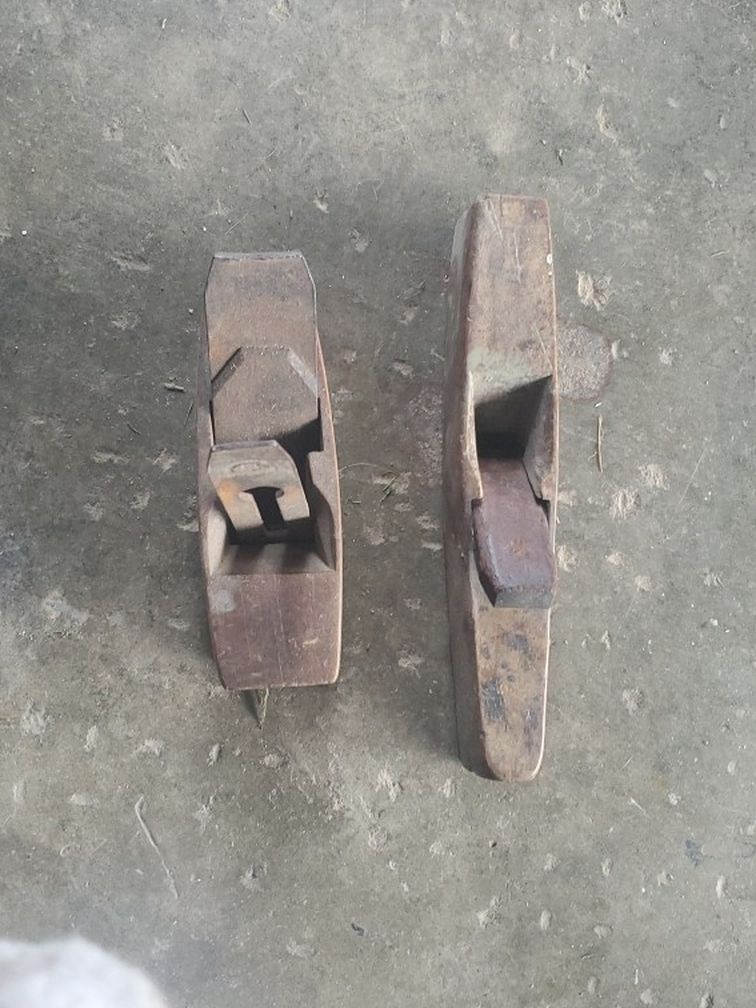 Vintage wood working planes