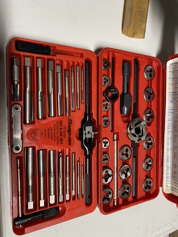 Snapon tap & die set TD2425 for Sale in Danbury, CT OfferUp