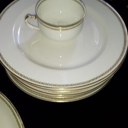 Haviland & Co. Limoge Plates/ Serving  Platter