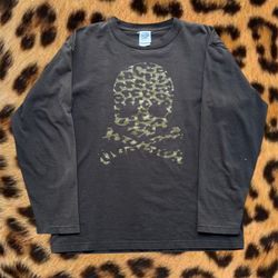 japanese cheetah print long sleeve 