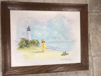 Beach painting