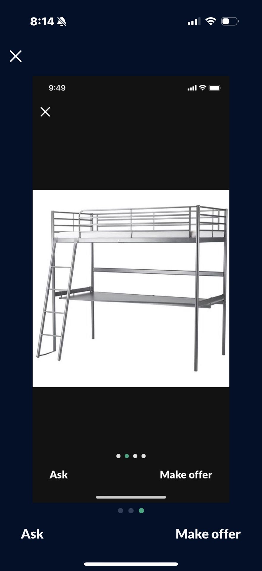 Desk For Loft Bed
