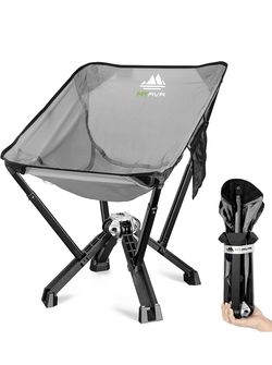 Camping Chairs for Adults, Supports 600 Lbs Lightweight Folding Camping Chair, Collapses to Size of Water Bottle Portable Camping Chair for Outdoor, B