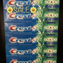NOW $11.99 ➡️ (PACK OF 6) CREST TOOTHPASTE