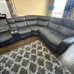 Blue Sofa Sectional