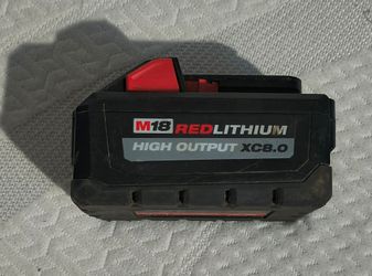 Milwaukee m18 Red Lithium High Output XC8.0 Battery