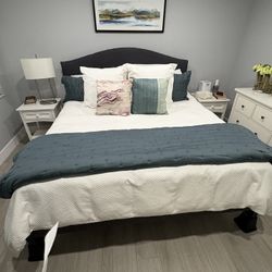 Modern High King Size Bed And Headboard
