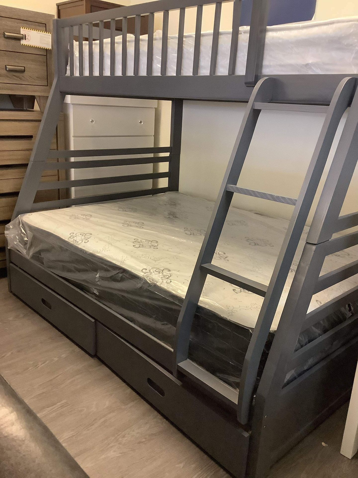 Bunk Bed Full/twin Incluye Mattress