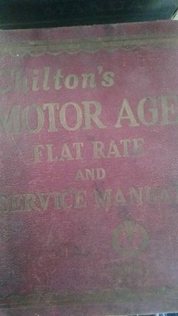 Chilton flat rate & service manual
