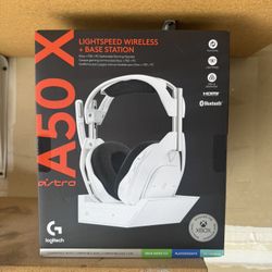 Astro A50 Wireless Bluetooth Gaming Headset White