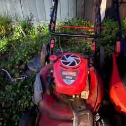 Free lawnmower, idk if working
