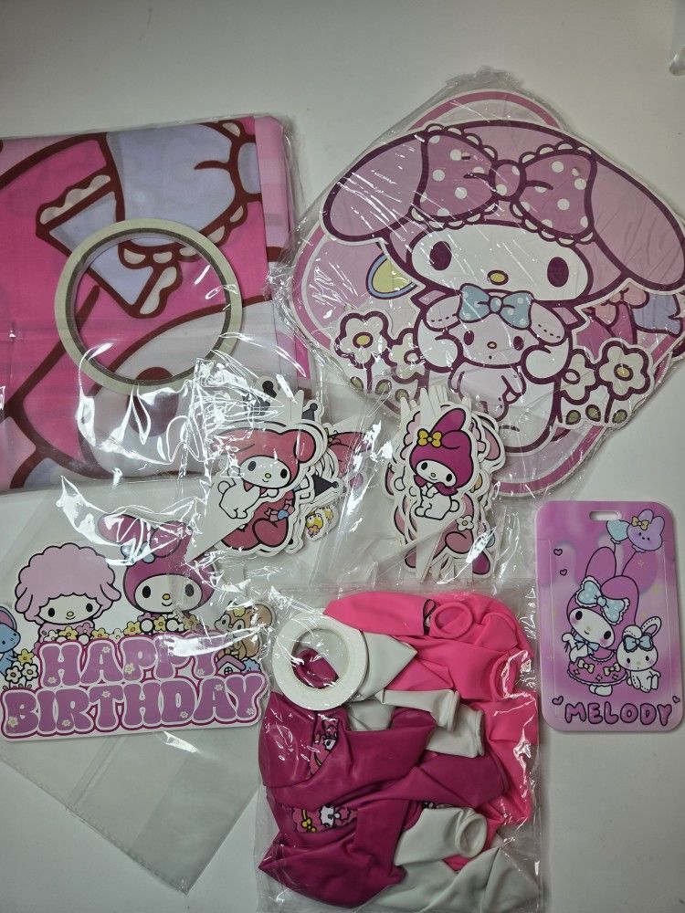 My Melody Birthday Party Supplies