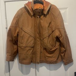 Vintage Leather Jacket Size L