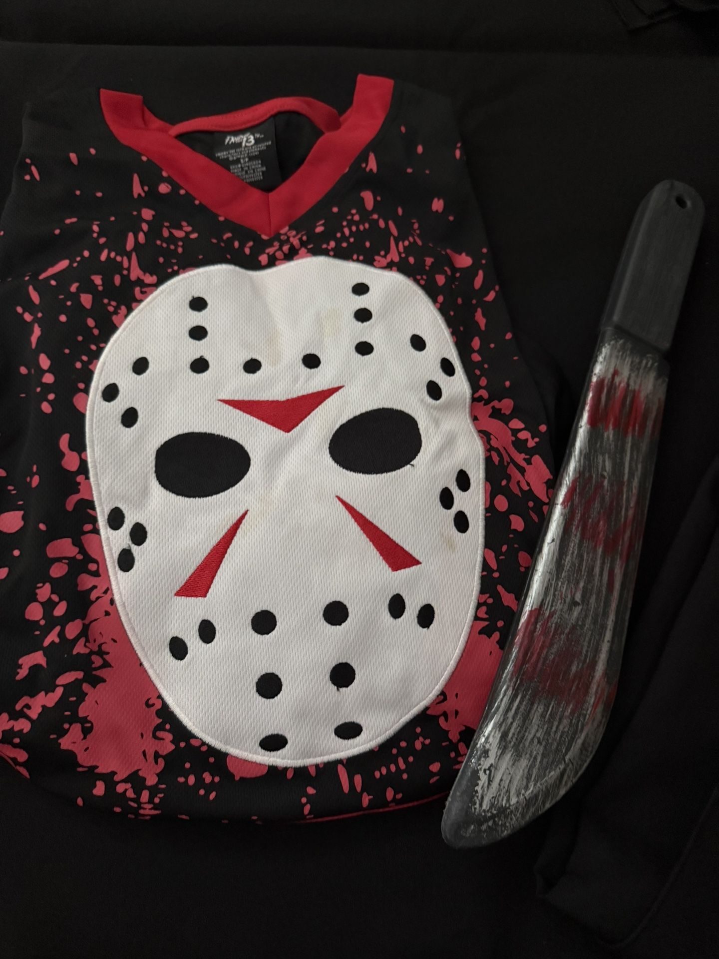 Friday 13th Jersey Costume With Knife