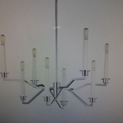 Generation Lighting Nickel Chandelier