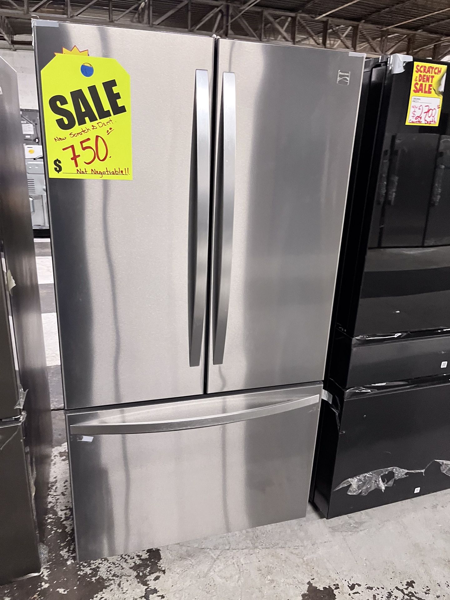 Sale‼️New Scratch&Dent French Door Freezer Fridge With Warranty 