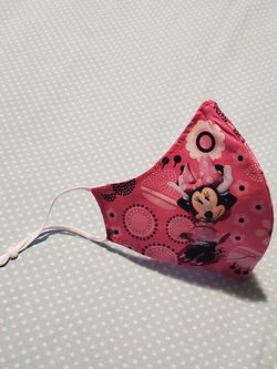 Handmade Minnie Mouse Adjustable Face Mask