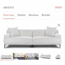 Article Abisko Sofa White