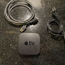 Apple TV HD Media Streamer 3rd Generation Model A1469 with HDMI Cord (no remote) 