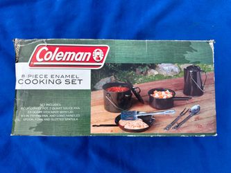 Coleman, camping pots/pans set