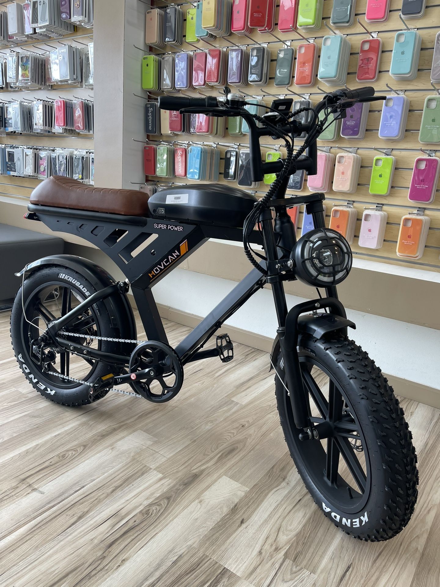 Movcan Electric Bike - 33mph Speed, Motorcycle Look, Long Range, Financing Available! $0 To $100 Down To Finance! No Credit Needed!