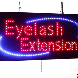 Eyelash Extension Sign LED