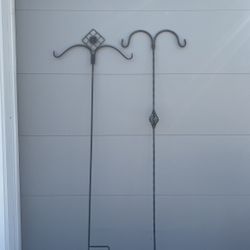 Rod Iron Shepherds Hook Pair