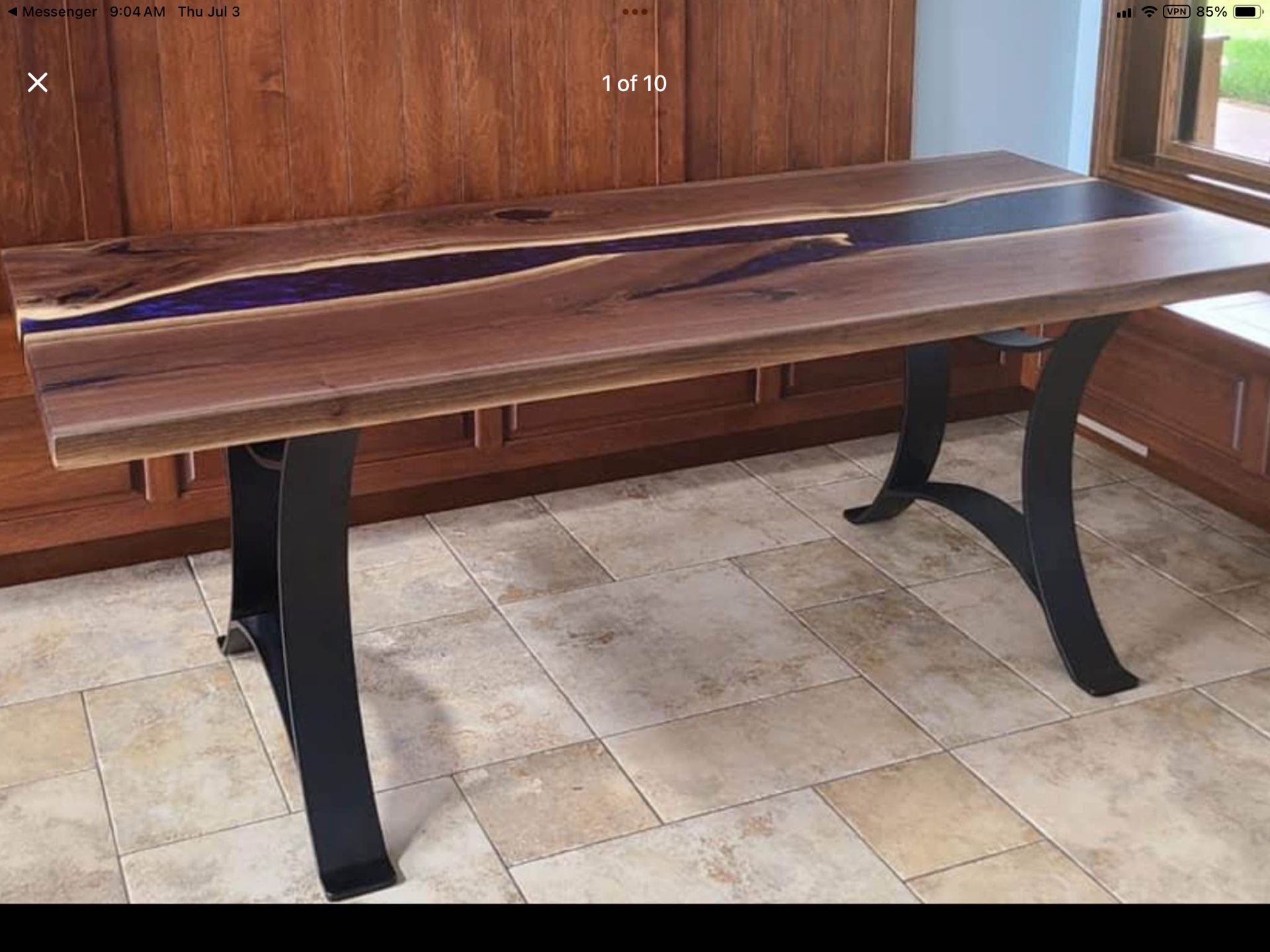 Live Edge Epoxy River Tables