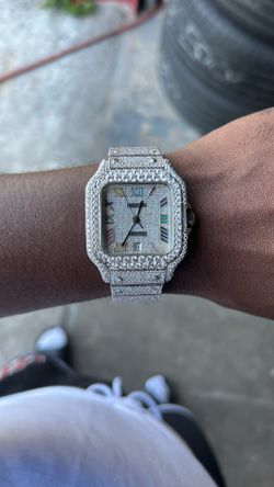 Iced Out Cartier Santos